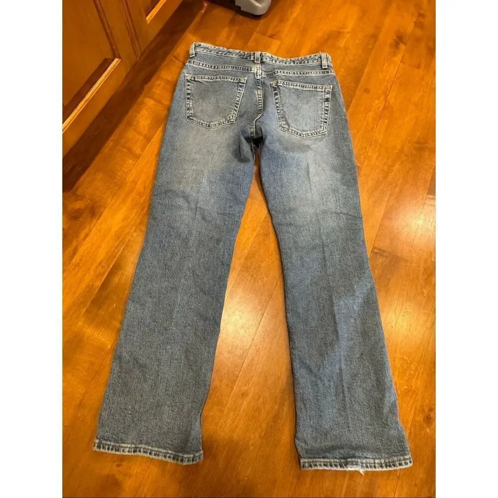 GAP Bootcut Jeans Women’s 6 Ankle Stretch Medium Wash Y2K Denim